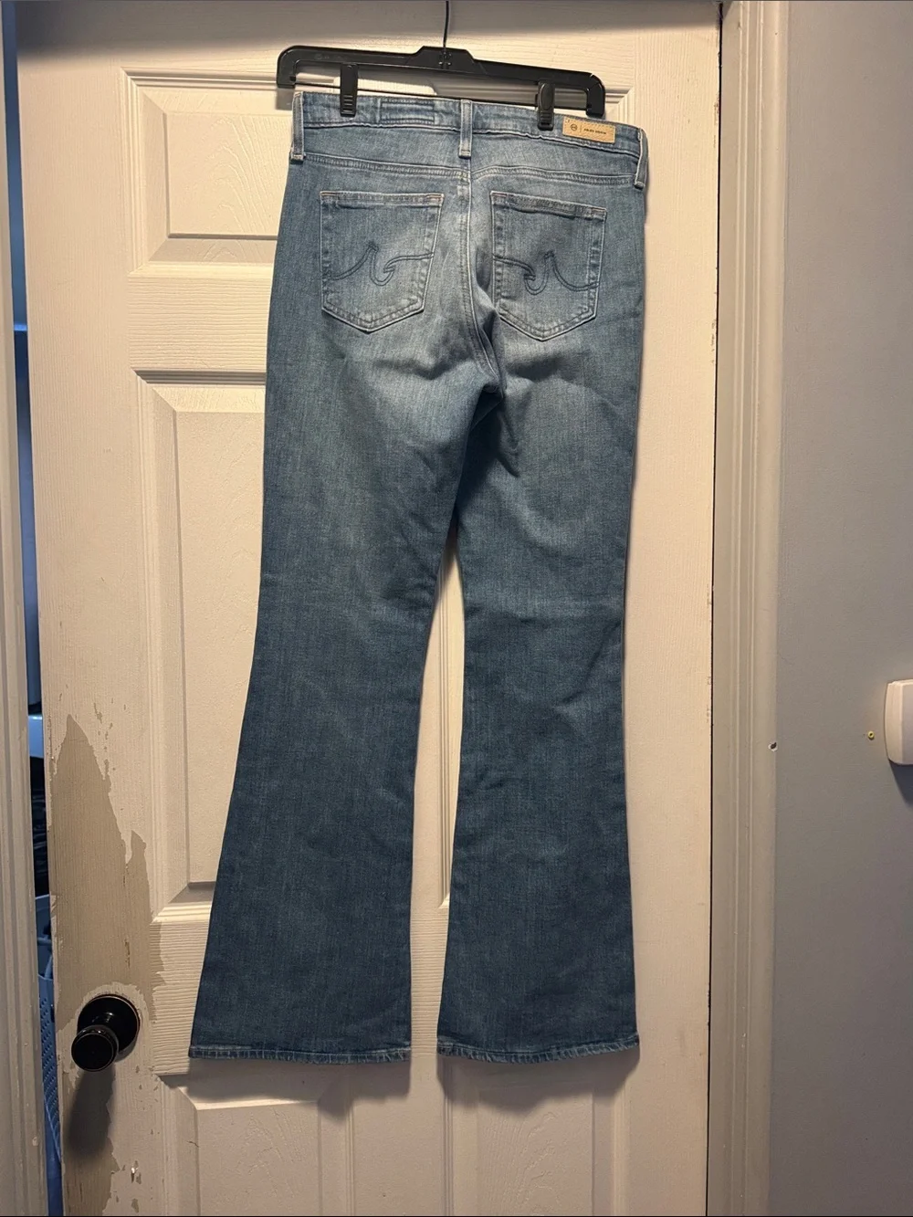 AG Adriano Goldschmied Light Blue Boot Cut Jeans 27x32 - Picture 10 of 10